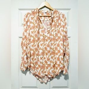 NWT Free People Mia Tunic in Peach